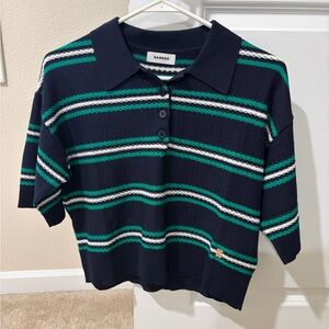 Sandro Polo Stripes Sweater